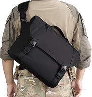 1TG Tactical Messenger Bag for Men,15.6 Inch Laptop Bag Waterproof Nylon Large Crossbody Shoulder Of
