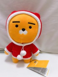 全新 現貨 韓國 kakao friends  聖誕裝 萊恩 RYAN 玩偶 娃娃 聖誕限定版  聖誕萊恩 生日 禮物