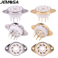 Soket Tiub 8Pin Seramik GZC8-Y-5 K8A Tapak Injap Untuk KT88 6V6 6L6 EL34 6N8P 6N9P GZ34 6SL7 6SN7 Pe