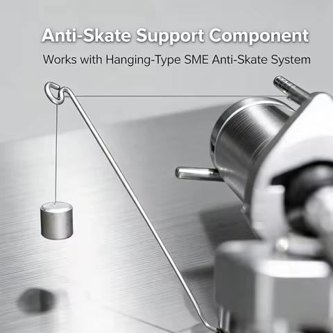 Accurate Geometry Replacement Part, Anti-Skate Weight Support Rod For SME 3009/3010/3012, Precision-