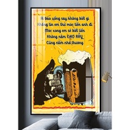 Mirror Laminate Painting - Beer Bar Wall Hanging VIP WALL (60x90cm)