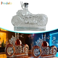 [Predolo] Whiskey Decanter, Empty for Bar, Home, Party, with Stopper, Motorcycle-shaped Whiskey Bott