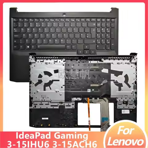M New for Lenovo IdeaPad Gaming 3-15IHU6 3-15ACH6 Laptop Palmrest Upper Cover Case with Backlit Keyb