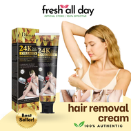 HAIR REMOVAL 24k Collagen Cream Painless Hair Removal for Armpit and Legs Anti-scar Cream FOR WOMEN 