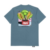 Troy Company Tshirt Mineral Blue Venus Flytrap - Men's and Women's T-Shirt Mineralbiru MT 2841