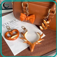 APPEAR Bread Key Ring, Alkaline Water PVC Simulated Food Keychain, Novelty Handmade Realistic Model 
