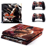 全新 Tekken 鐵拳 7 PS4 Playstation 4保護貼 有趣貼紙 包主機底面+2個手掣) GYTM0924
