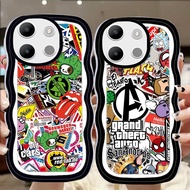 A-8 Famous TPUDesign Casing for Xiaomi Redmi 13X 13C Note poco M6 M7 13 Pro Plus 5G Transparent Case