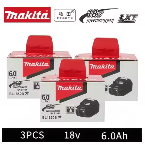Original Makita 6Ah LXT400 for Makita 18V Battery BL1830B BL1850B BL1850 BL1840 BL1860 BL1815 Replac