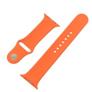 Like New Hermes Apple Watch 44mm Replacement Rubber Strap Orange 0768 [Used] HERMES