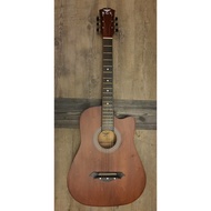 BGS D-38-EQ 38" Inch Walnut AC Acoustic Guitar With Pickup EQ connect to amp &amp; Neck Iron Rod Taylor &amp; Yamaha F310