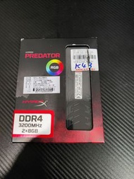 金士頓 HyperX Predator DDR4-3200 16G(8G 雙通道)