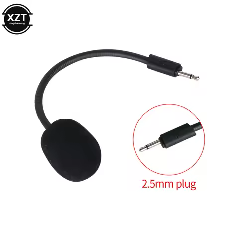 Newest Replacement 2.5mm Mic Microphone Booms for JBL Quantum 100 Q100 Wired Gaming Headphones Game 