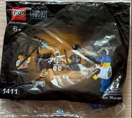 LEGO 1411 Pirate’s Treasure Hunt - Quaker Oats Promotional Poly Bag (STUDIOS)