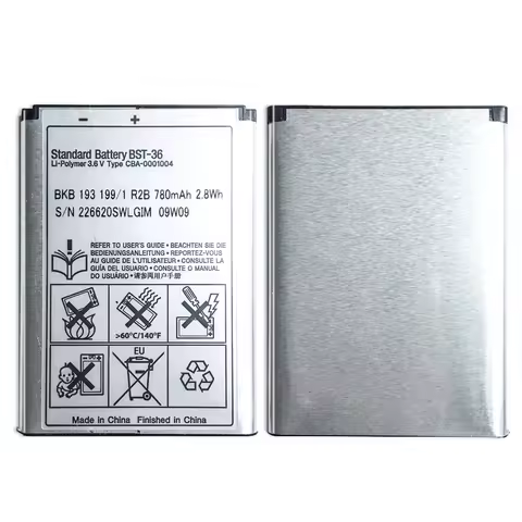 BST-36 BST36 Battery For Sony Ericsson Z320i Z550i K310i K320I T270i T280i T258 W200i Z300i Z310i Z5