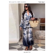 LA8779 - Blue Nature Print | Shirt Shirt