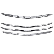 Snap-On Chrome Grille Trim Molding Covers for 19-21 Chevy Silverado 1500 LT RST