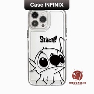 Casing HP Infinix Note Hot 50 40 Pro Plus 30 30i 40i Smart 8 11s NFC 5G Stitch Wallpaper