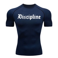 Shirt Compression T-shirt DISCIPLINE Training Academy Running