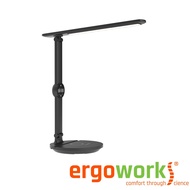 ERGOWORKS Ergo Eye Care Led Desk Lamp With Wireless Charger Clock - EW-DE26811