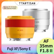 TTArtisan 35mm F1.8 II AutoFocus-AF APS-C Large Aperture Fixed Focal Lens for Fuji XF Sony E Mount