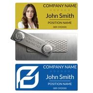 Custom Magnetic Badge Holder – Acrylic ID Badge – Custom Gift – Corporate Supply