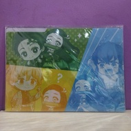 Kimetsu no Yaiba - 3-Pocket Clear File Tanjiro Tanjirou Nezuko Kamado Zenitsu Inosuke Bell House Dem