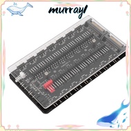 MURRAY ARGB PWM Fan Hub, SATAs Interface with  2 in 1 Fan Hub, Portable 3Pin ARGB 4Pin PWM  Fan Hub 
