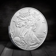 Io Spread Winged Eagle 2025 American Eagle Walking Goddess of Liberty Coin Ounce Craft Gift Collecti