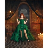 AGNES GREEN GOTHIC BALL GOWN WEDNESDAY COSPLAY DRESS