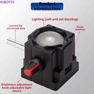 ASBOYSS Microscope Lamp, USB Powered Adjustable Brightne Microscope LED Light, Fill Light Bottom Lig