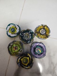 Beyblade 爆旋陀螺 6 隻面 CX UX15絞鯊狂鱗，UX17隕石青龍，UX19子彈獅鷲，UX20榮耀武神，UX21地獄幽冥，UX03巫師幻杖，UX08卡布岡多，UX10泛泰極，UX11雷電獨
