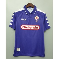 Retro Fiorentina Home 1998 Vintage Jersey Soccer Jerseys Classic Football Jersey Vintage Shir