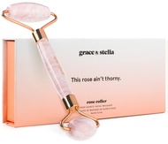 Rose Quartz Face Roller - Face Roller Skin Care - Facial Roller - Stone Roller for Face - Face Massa