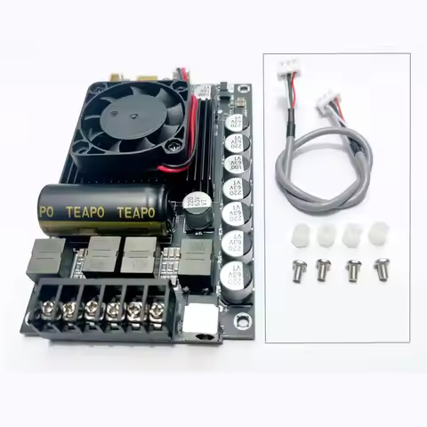 TPA3255 HIFI Stereo 300W*2 Class D Amplifier Digital 2.0 Channel 600W Audio Power Amplifier Board DC