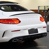 Sesuai untuk Mercedes-Benz C Coupe C205 C-Class Coupe 2015-2021 AMG Spoiler Pengubahsuaian Spoiler S