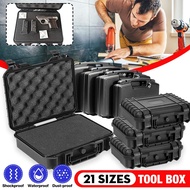 10 Sizes Safety Instrument Tool Box ABS Plastic Storage Waterproof Toolbox Equipment Tool Case Outdoor Suitcase With Foam Inside