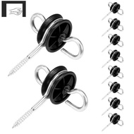 10Pcs Electric Fence Gate Handle Anchor Electric Fence Insulators Fence Wire Insulators for Electric