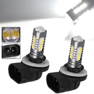 2pcs Branco Car Projector Lens COB LED H27W 881 886 894 898 899 Auto Front Fog Lamp Car LED Anti Fog