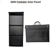 แผงโซลาร์เซลล์ monocrystalline solar cell 5V-12V-18V 60W Foldable solar panel