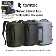 tomtoc Navigator-T66 Liteway Travel Laptop Backpack 28L | 40L
