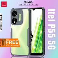 Xundd [Original] Beatle Clear Hybrid Shock Proof Armor Case for itel P55 5G