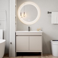 [Sg Sellers] Floor Bathroom Cabinet Combination Cabinet Bathroom Wash Basin Ceramic Cabinet Wash Table bathroom mirror  vanity cabinet  Mirror Cabinet basin cabinet