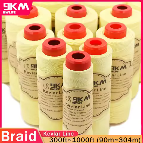 150m~600m Kite String Braided Kevlar Line 40~5000Lbs High Strength Wear resistant Fishing Line Threa
