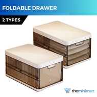 Foldable Drawer 22x30x47cm 9 Grid And Without Grid Household Clothes Storage Box Drawer Type Layered