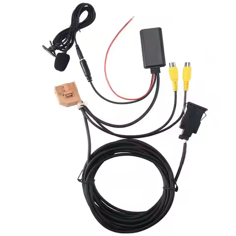 R1-12V MMI 2G Car Bluetooth AUX Cable Adapter Music Audio Mic For Q7 A6 A8 2006-2008 J523 Only For A