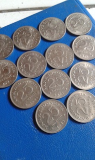 coin 25 rupiah 1971