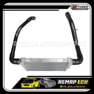 4x4 Alloy Intercooler Kit Ford Ranger T6 T7 T8 2.2L Diesel piping silicone hose 510 x 300 x 65 mm