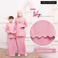 By Melia Design Baju Hot Raya 2024 Kurung Lily kedah Sulam biku cotton Murah perempuan Sedondon Mak 