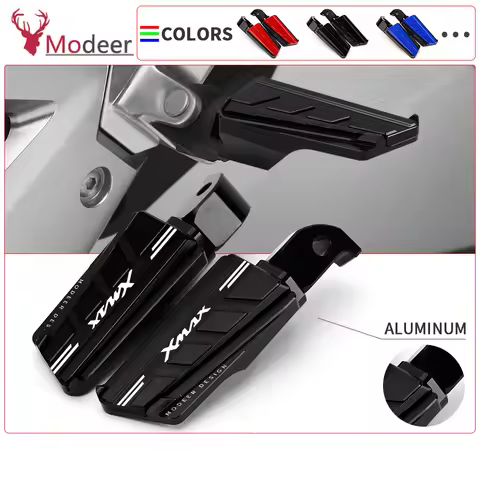 Motorcycle Accessories Rear Passenger Foot Peg Footrests For Yamaha XMAX 125 250 300 400 X MAX 300 X